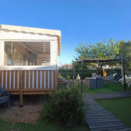 Campingplatz Modele D'exception, 3 Ch, 2 Sdb, 43m2 - Proche Parc Aquatique Lattes